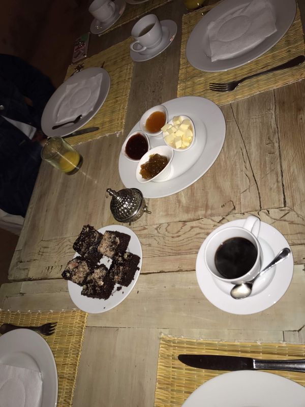 モロッコ「モロッコ卒業旅行」の写真：モロッコの朝ごはん
予想外にパンがめちゃ...