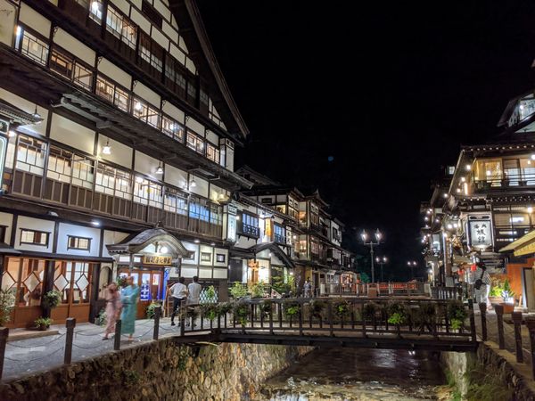 日本・銀山温泉「山形 銀山温泉」の写真