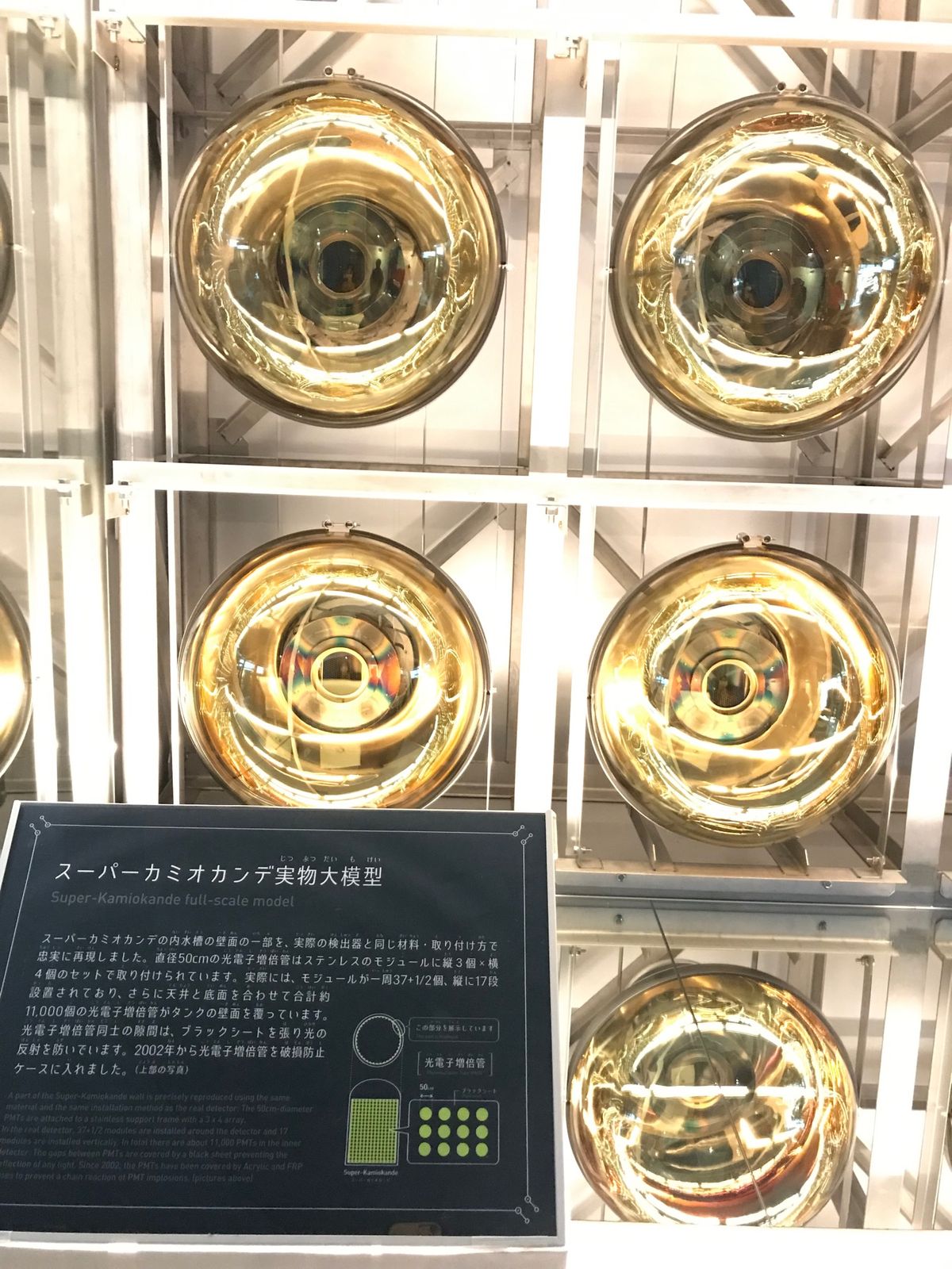 ノーベル賞で有名なスーパーカミオカンデの展示施設が道の駅スカイドーム神岡と...