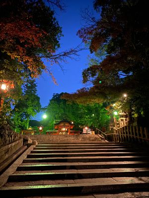 夜明けの伏見稲荷大社
