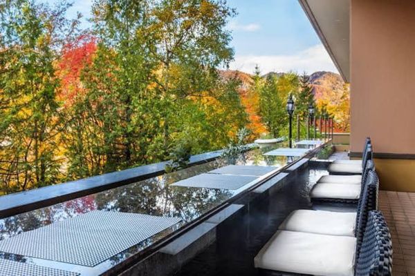 日本・北海道「小樽旅行」の写真：紅葉の定山渓温泉