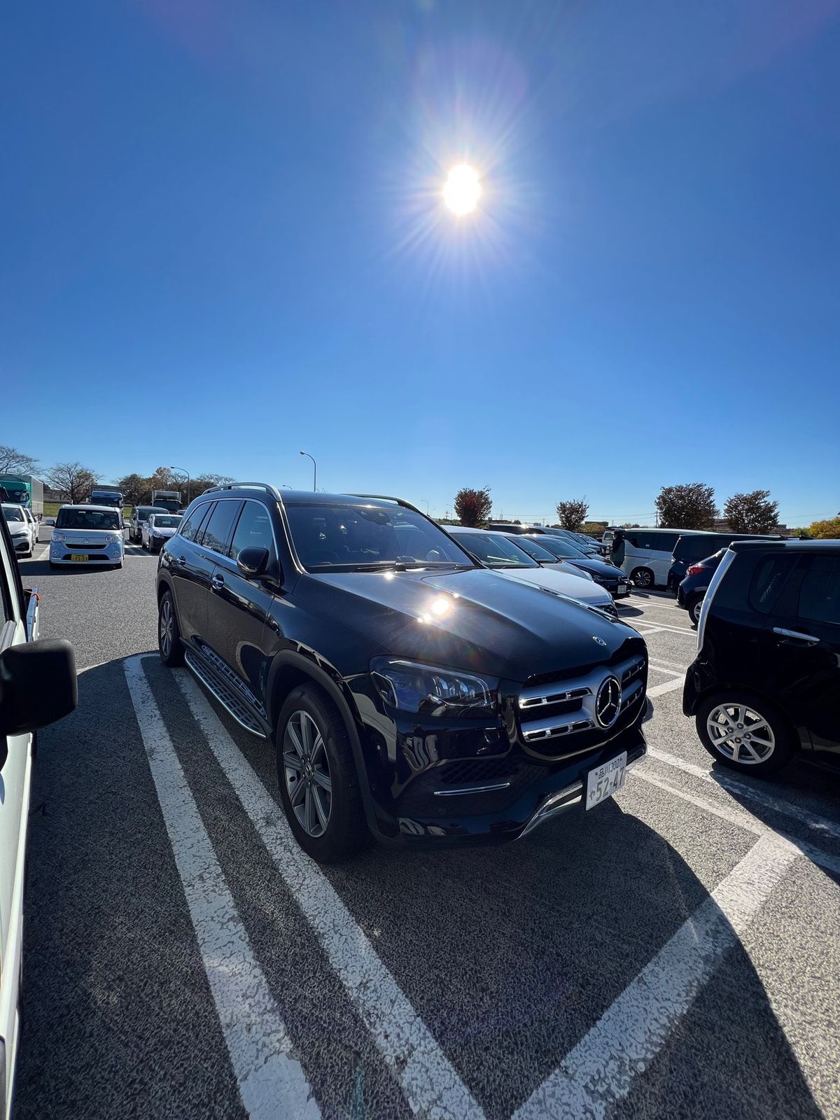 茨城県の静ヒルズカントリークラブへ！
今日はメルセデスベンツのGLSを借り...