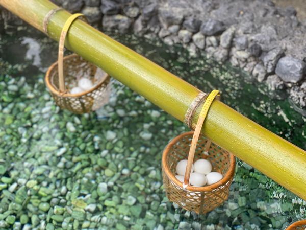 日本・湯畑「草津温泉　2021.11」の写真