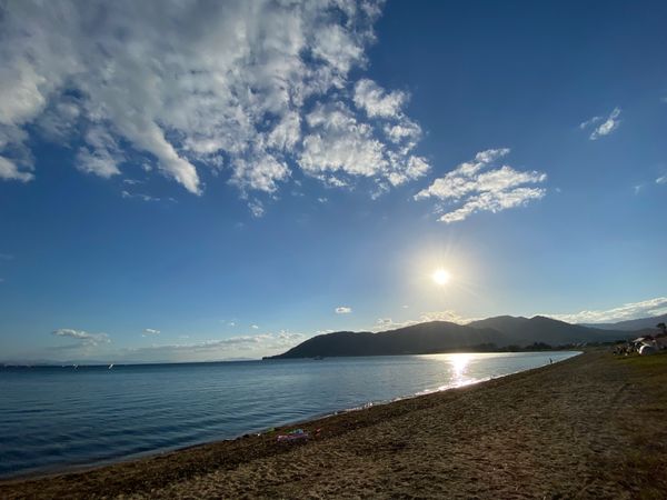日本・滋賀県「白浜荘オートキャンプ場（わ」の写真