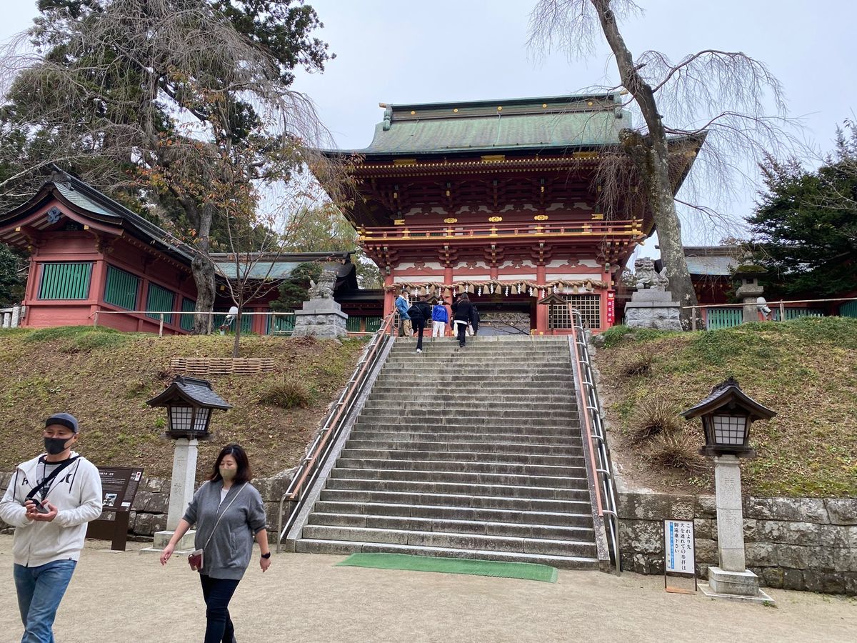 宮城県へ移動。
塩竈神社へ。