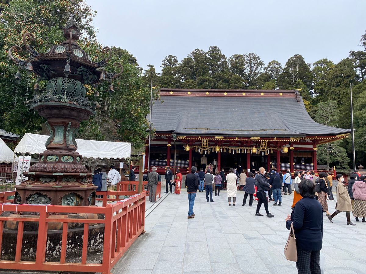 宮城県へ移動。
塩竈神社へ。