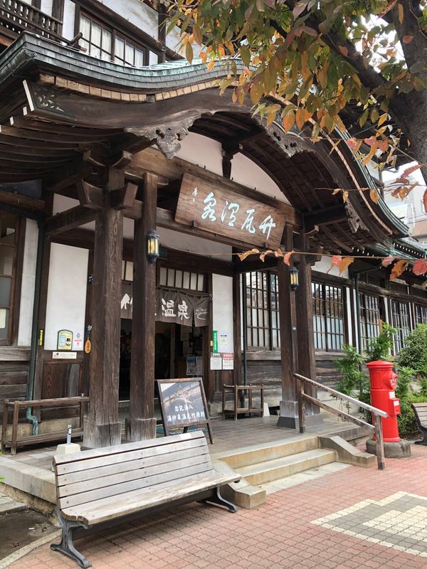 日本・大分県別府「別府癒しの旅」の写真：竹瓦温泉にも行きました。
汗びっしょり💦...