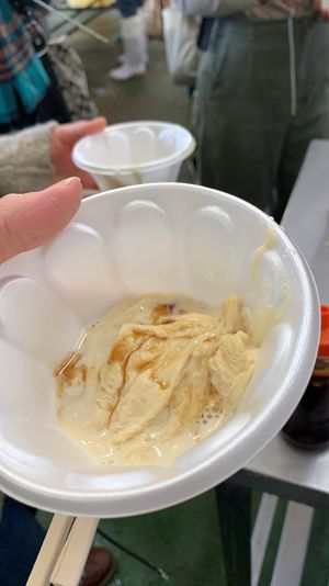 最後は湯葉食べ放題！出来たて美味しかった❤