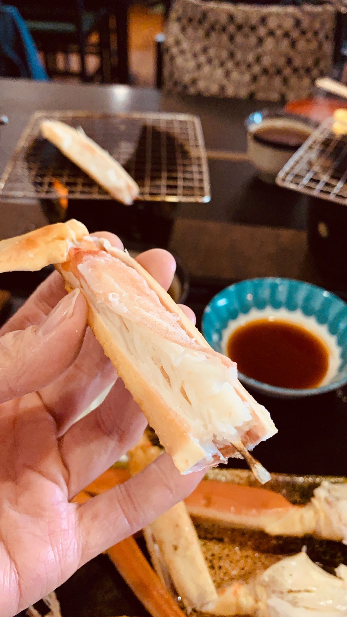 お昼はカニ食べ放題。海無し県でなんで？てなっても食べれれば問題なし😆