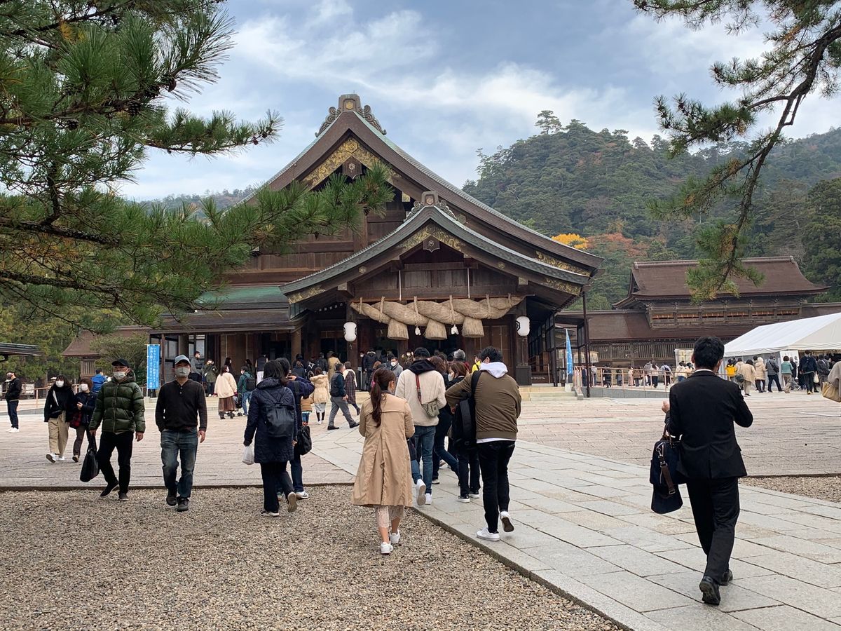 出雲大社⛩と松陰神社⛩
2つの御朱印を頂きました😊

帰りは北九州から☔️...