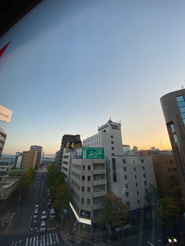 日本・福岡県「博多で研修」の写真：博多駅のイルミネーションが綺麗だったな。