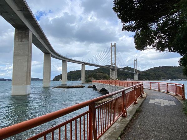 日本・佐賀県「呼子でイカ難民🦑」の写真：呼子大橋 弁天遊歩橋

今まで意外と行っ...