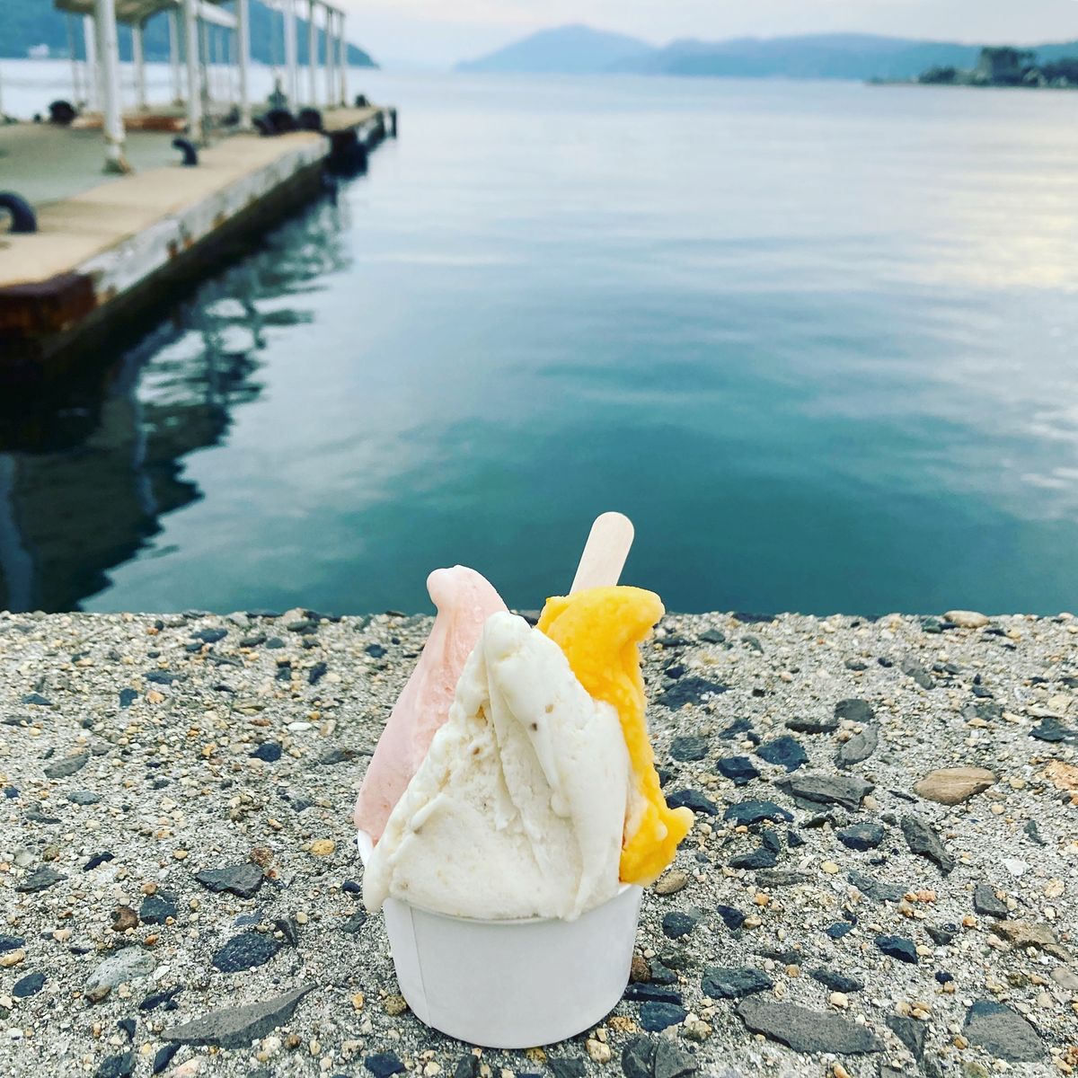 小豆島を満喫。
小豆島みやげもたんまりと。