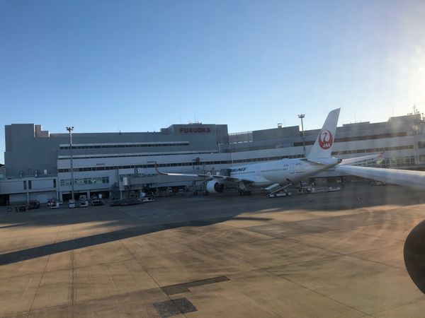 日本・北海道「釧路タッチ」の写真：昨日からの続き。
福岡からANA242便...