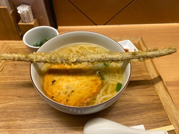 日本・博多「お誕生日を福岡で」の写真：福岡着いたら早速朝ごはん。
やりうどんの...