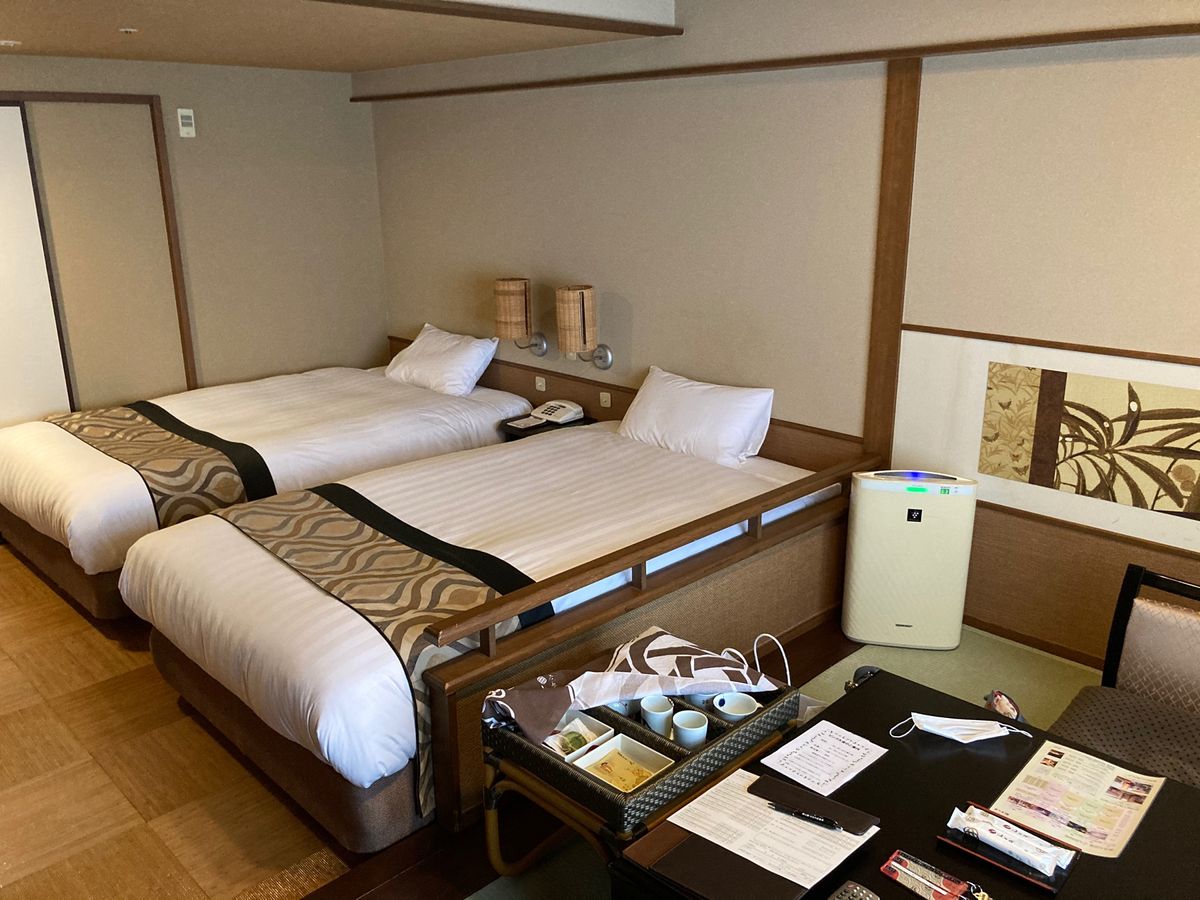 ⭐︎おごと温泉　湯元館⭐︎
・ジャパニーズモダンな和洋室
・最上階露天風呂...