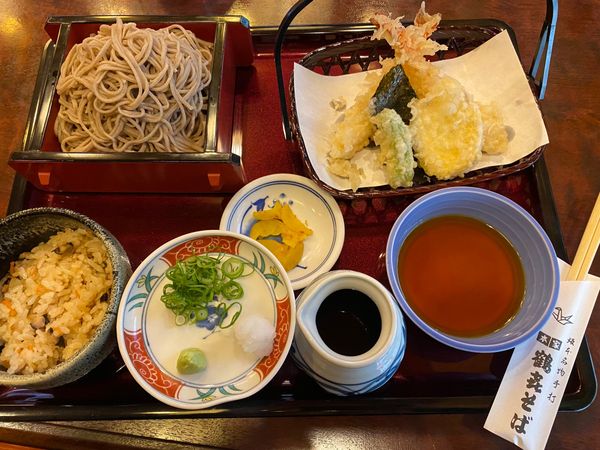 日本・京都府「滋賀旅　だけどびわ湖バレイには行けなかった！」の写真：天ぷらそば！