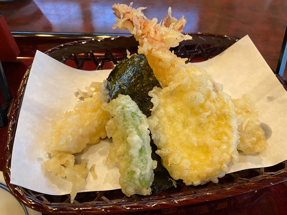 天ぷらそば！