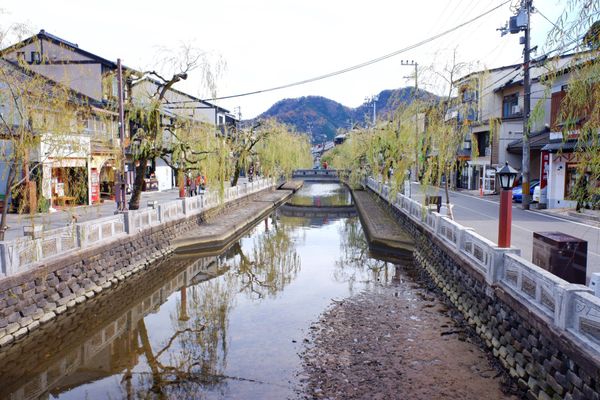 日本・出石城「カニ大満足旅行」の写真：城崎温泉町巡り
温泉は入らず…
温泉入り...