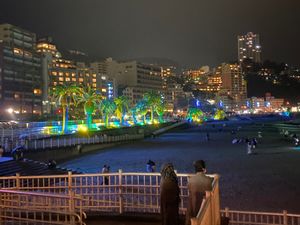 熱海のサンビーチから見る花火大会の迫力がすごかった！✨