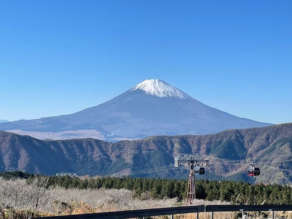 日本・箱根「秋の箱根日帰り旅」の写真：なかなかこんなに晴れないよね！とテンショ...
