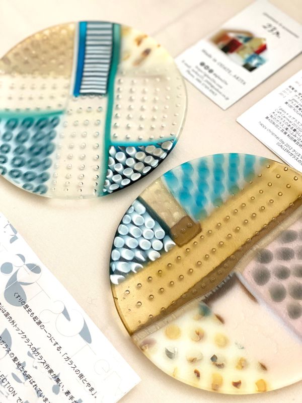 日本・富山県「初めての富山出張」の写真：富山ガラス工房さんには
素敵なガラス製品...