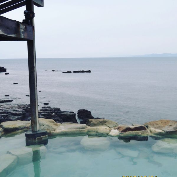 日本・和歌山県「白浜」の写真：ホテル海舟のインフィニティ露天風呂