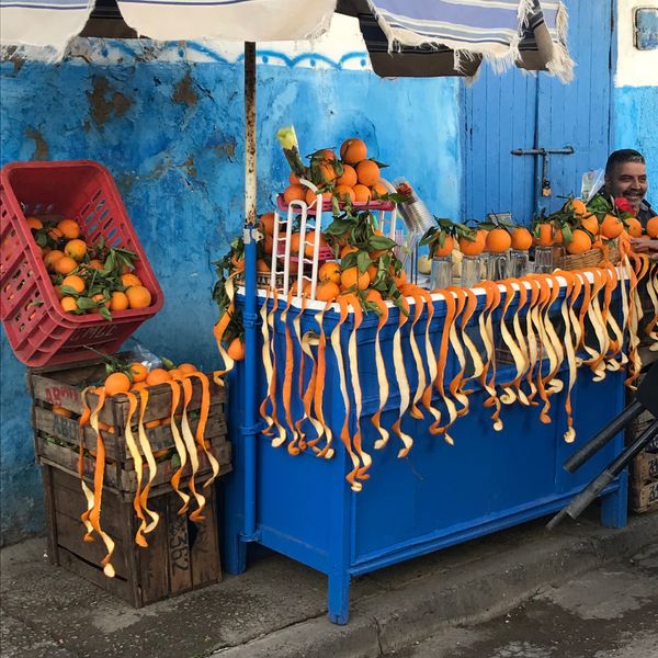 ジブラルタル・ジブラルタル「ジブラルタル海峡を渡る」の写真：ラバトのカスバの中にもシャウエンのように...