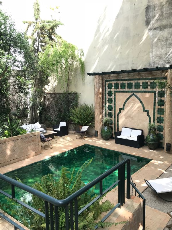 ジブラルタル・ジブラルタル「ジブラルタル海峡を渡る」の写真：続・タンジェの因縁の宿。
緑が多くて綺麗...