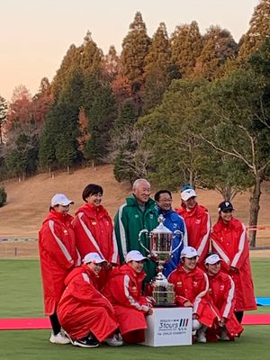 HITACHI3toursはLPGAが優勝🏆
その後、ヒルトン東京お台場で...