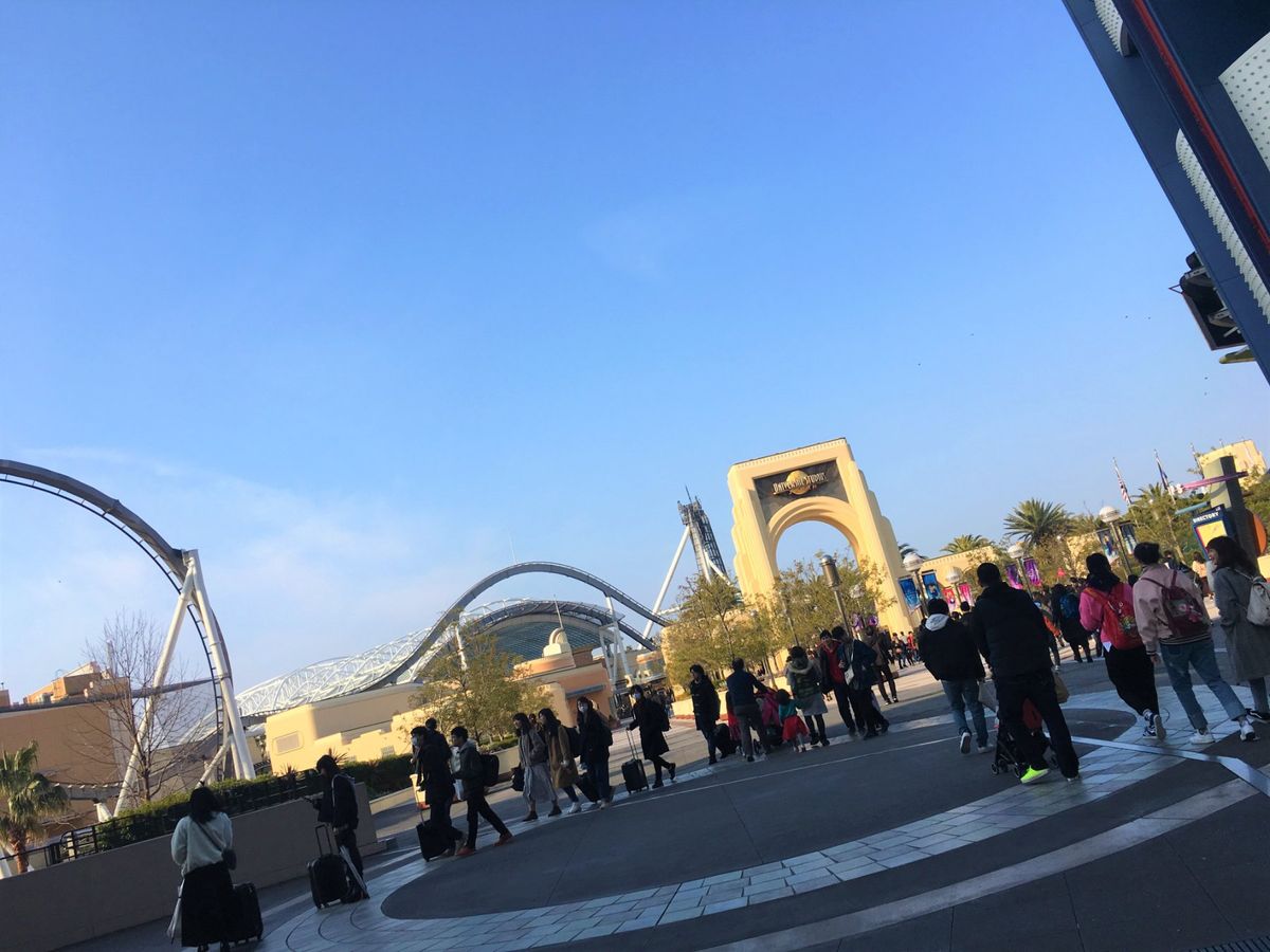 2日目、いよいよ初USJへ、、、！！！！🤩
お天気で最高だった、、、！！！