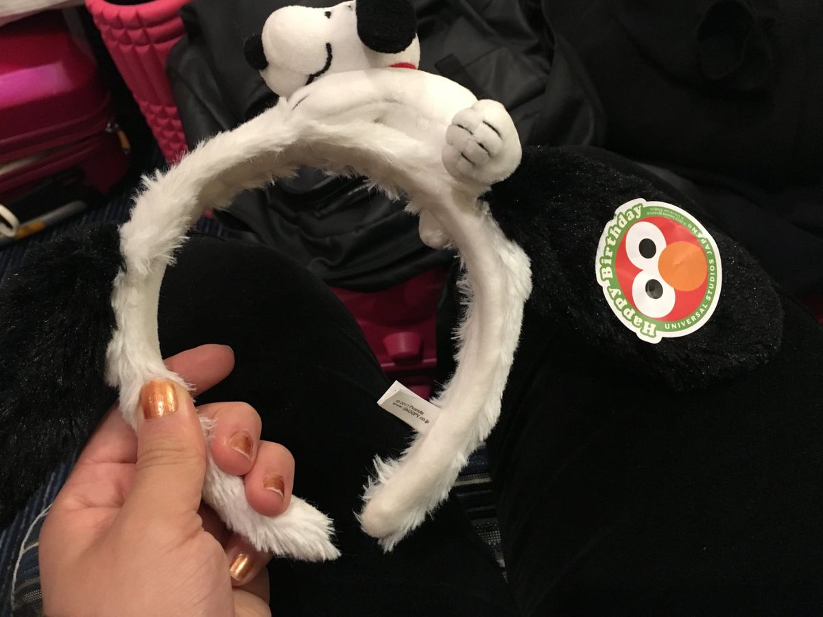 おまけ
*
USJにいる間、なぜかそわそわする友達。
（5名中3名）
背中...