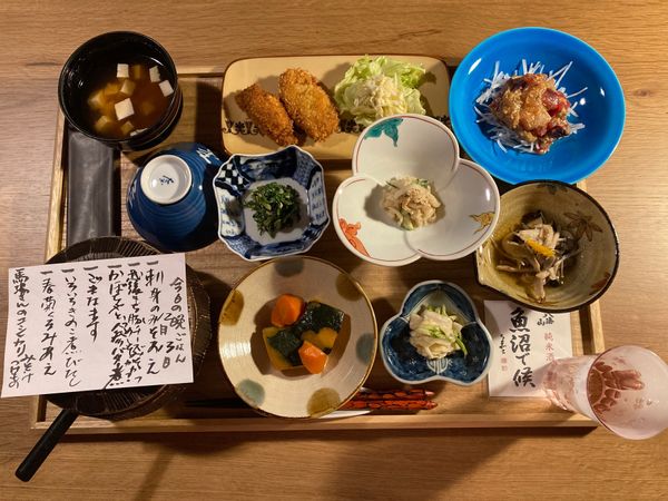 日本・新潟県「新潟 湯治の旅♨︎」の写真：宝巌堂さんのごはんが
すごく美味しかった...