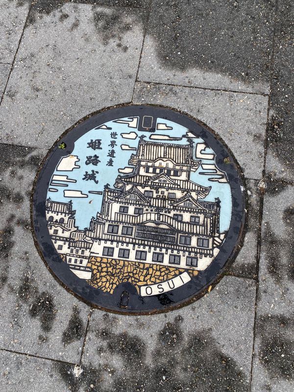 日本・徳島県「神戸旅！淡路島からの徳島へも観光！」の写真：マンホール！