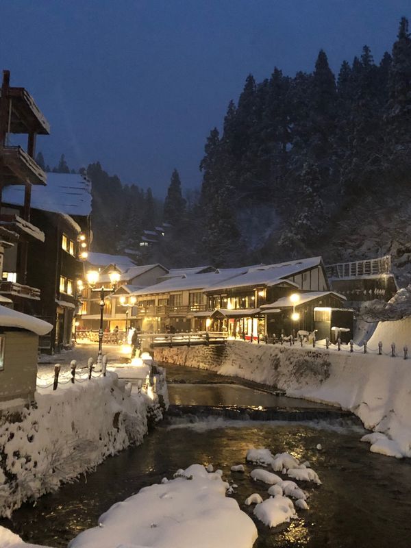 「山形銀山温泉」の写真