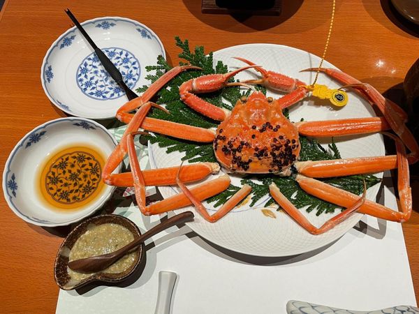 日本・福井県「福井旅行」の写真：福井グルメ
越前がに、谷口屋の油揚げ、越...