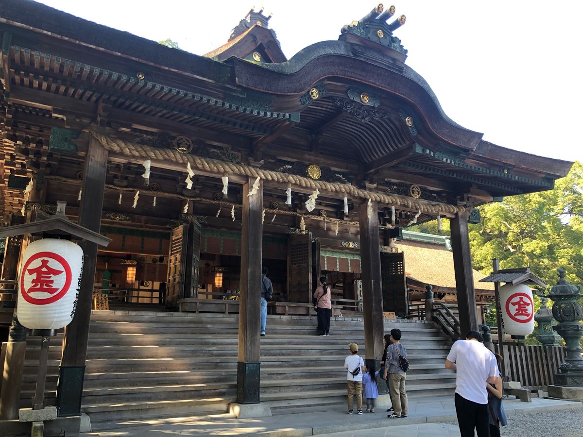 785段の石段を登り、金比羅宮へ参拝。