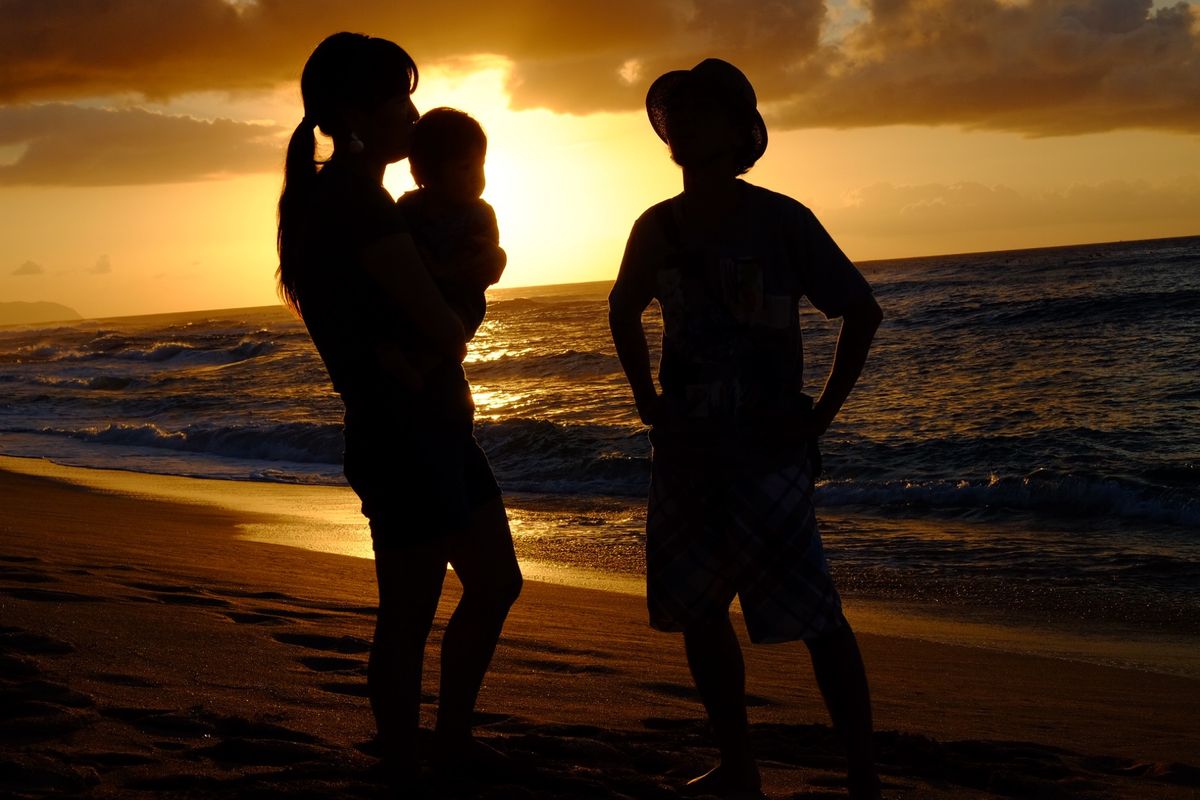 一歳時と言ってもハワイは楽園