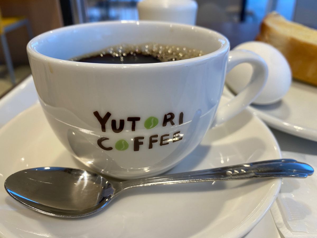 ユトリ珈琲で、モーニング！
