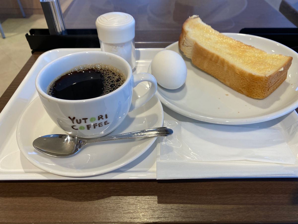 ユトリ珈琲で、モーニング！
