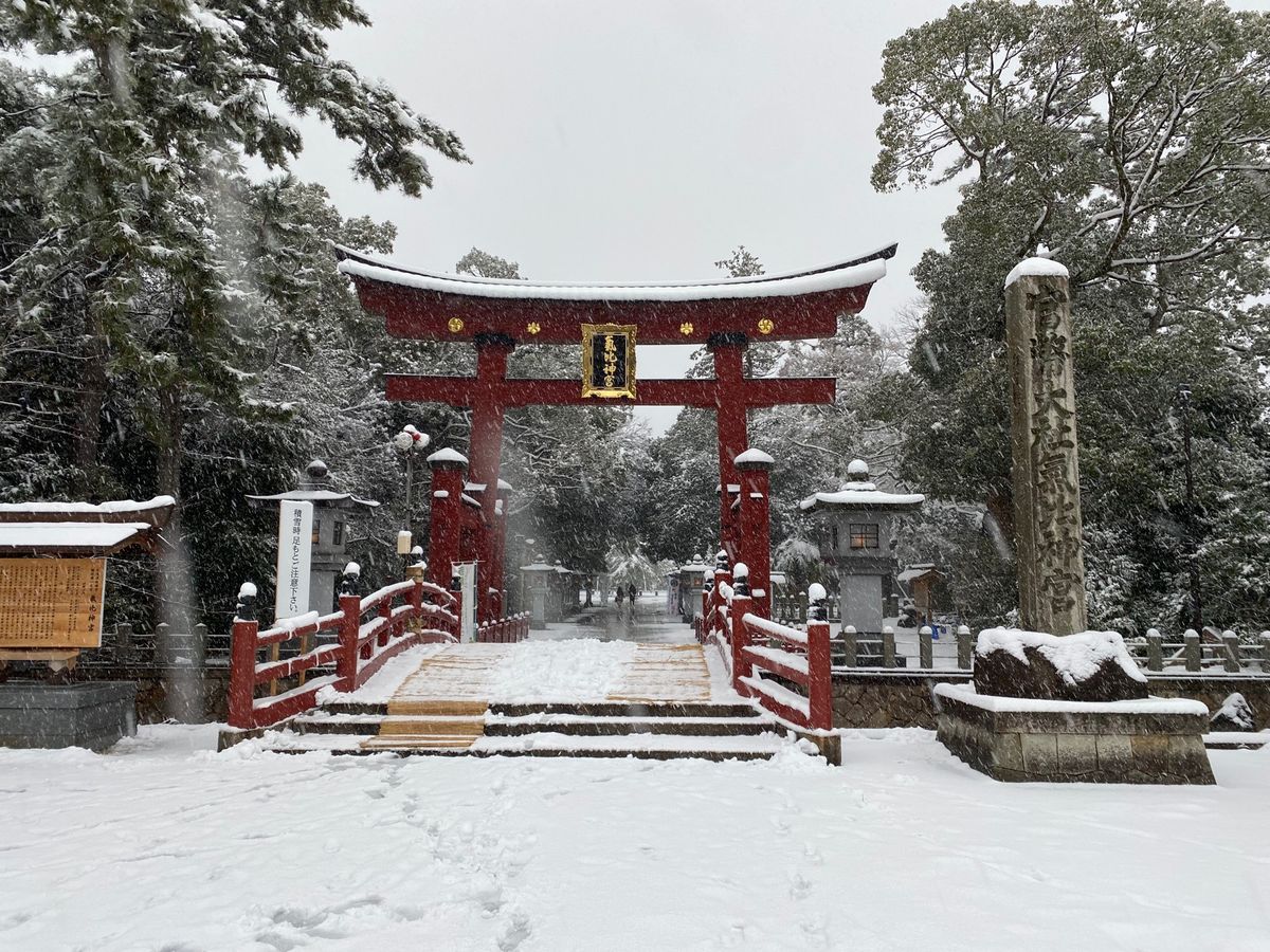 氣比神宮！大雪！