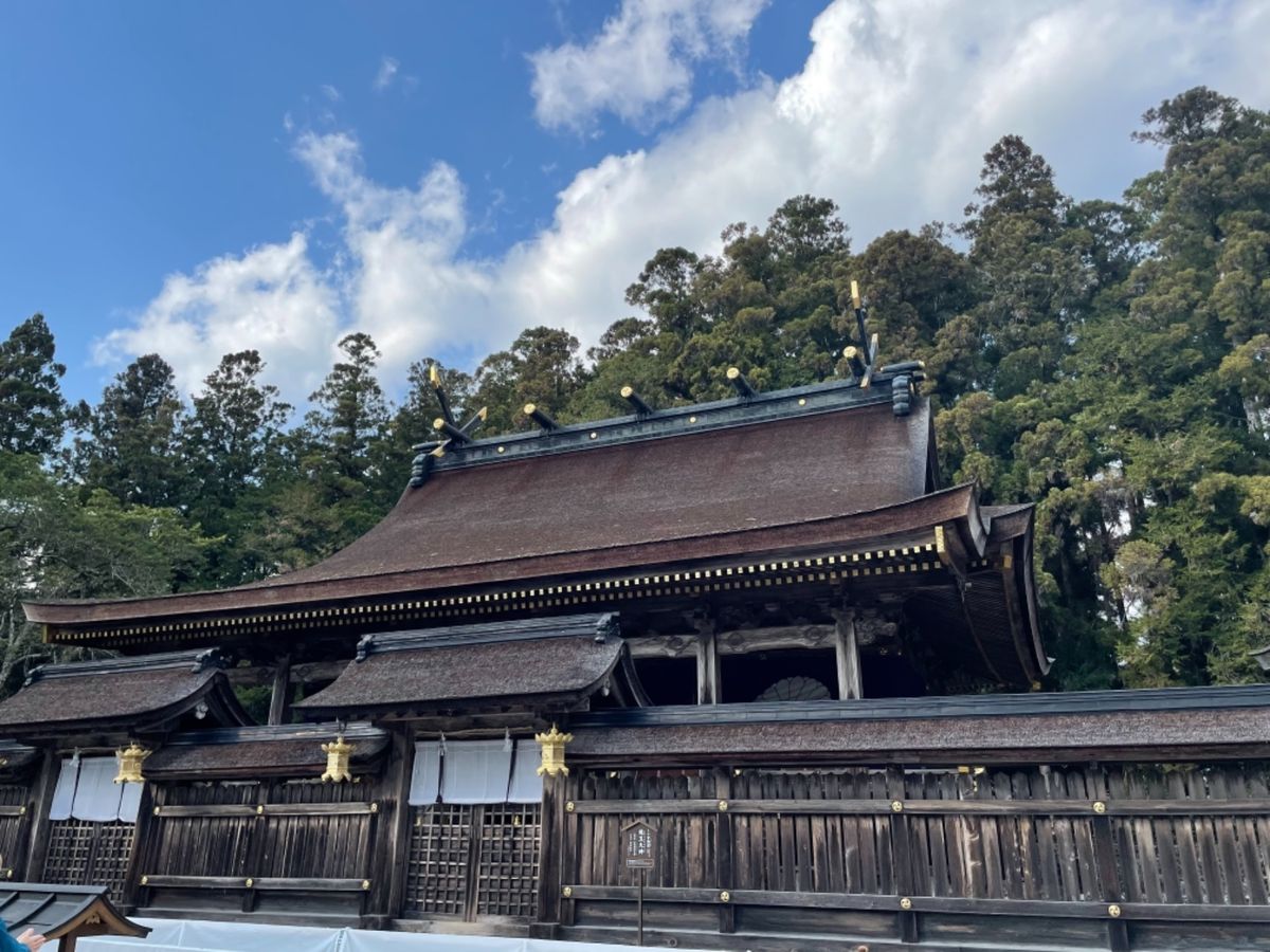 熊野三山の一つ熊野本宮大社。
