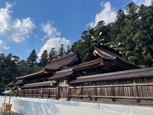 熊野三山の一つ熊野本宮大社。