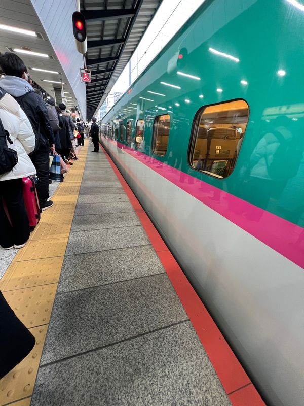 日本・宮城県「2年ぶりの宮城へ」の写真：新幹線で東京から仙台へ
2年ぶりです

...