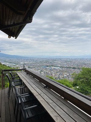 出張の帰りにランチ
景色良し👌