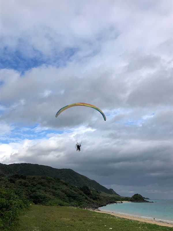 日本・石垣島「石垣島」の写真：2021年12月28日　晴れ
今日は空か...