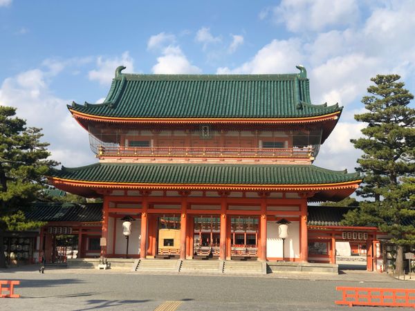 日本・京都府「京都ツーリング」の写真：平安神宮、下鴨神社、二条城二の丸御殿、東...