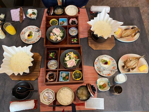 日本・千葉県「房総2泊３日旅」の写真：白子温泉
ささ游さんの朝ごはん🍚

ご飯...
