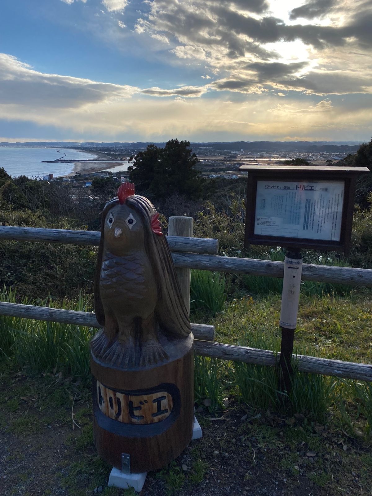 太東岬にて
大海原を高台から堪能🌊

灯台が風に負けず立っていていじらしい...