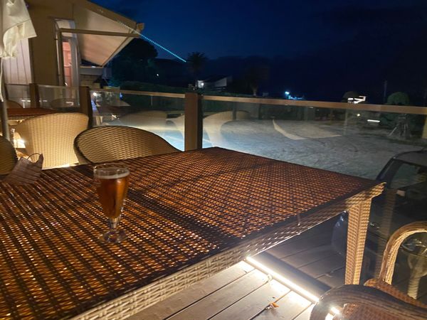 日本・千葉県「房総2泊３日旅」の写真：花しぶきさんのラウンジでは
お飲み物や茶...